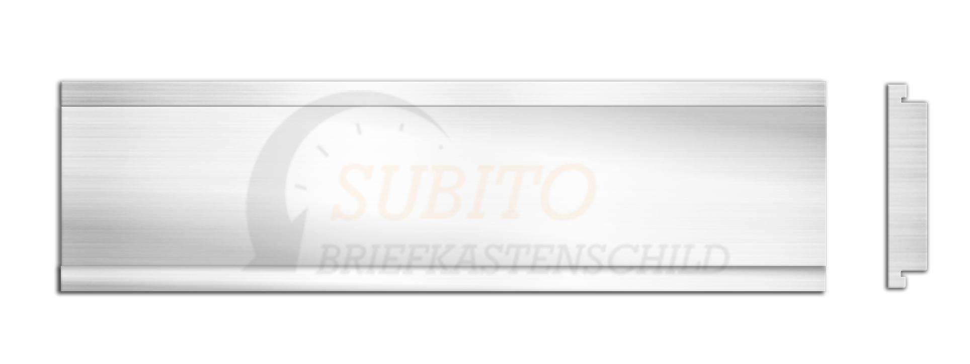 Briefkastenschild Kehrer 67 x 14,5 Alu